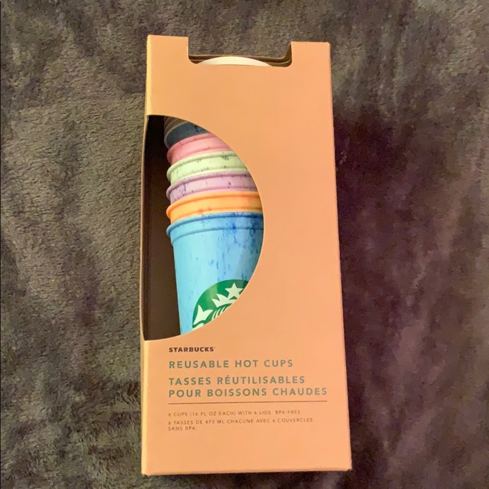 New in box Starbucks reusable hot cups